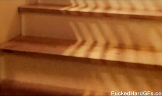 Sensational gf Kendall eagerly swallows a throbbing trouser snake