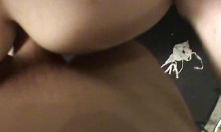 Mischievous perfection is sucking bf's meat member like a pro