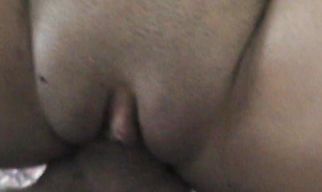 Breathtaking brunette whore eagerly bends over for a brutal fellow