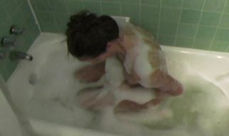 Amazing lady searches the streets for a sausage to suck