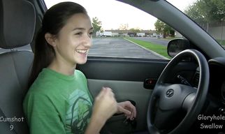 Breathtaking brunette bitch Claire takes on pal's stiff pecker