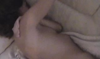 Astonishing brunette lady Tanya's mouth is stretched around a thick boner