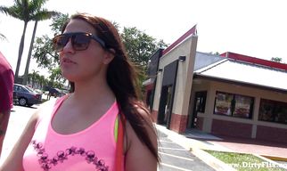 Delicious teen brunette floosy Seren will brake his cock that's off for sure