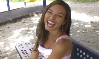 Mischievous honey 's ass helps in making the magician's cock disappear