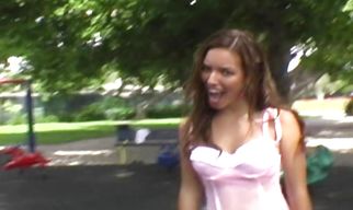 Mischievous honey 's ass helps in making the magician's cock disappear