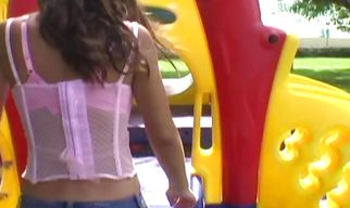 Mischievous honey 's ass helps in making the magician's cock disappear