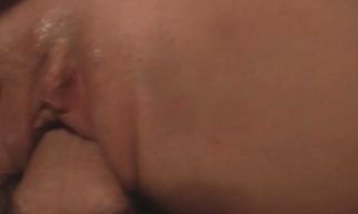 Dissolute brunette Jena eagerly rides bf's trouser snake