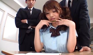 Pussy tester prepares the awesome honey for a fuck session