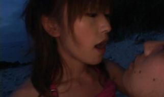 Overwhelming nipponese Jun Nada got fucked in a doggy style position until she started moaning