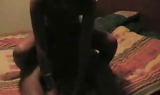 Delectable brunette girlfriend is enjoying while pussy tester is fucking her brains out like an animal