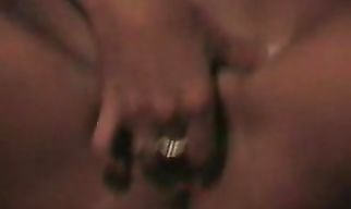 Delectable brunette girlfriend is enjoying while pussy tester is fucking her brains out like an animal