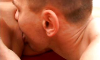 Sinful Tisa strips and seductively spreads in front of her mate