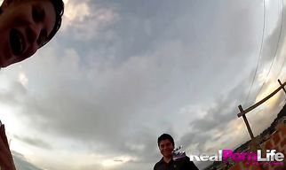 Prurient brunette Laura has her trimmed twat plowed with vigor