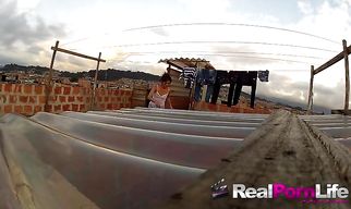 Prurient brunette Laura has her trimmed twat plowed with vigor