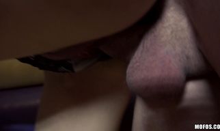 Lusty maid Suzy Bell sucks and gets impaled by a cunning tool