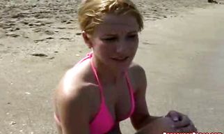 Glorious blonde Ariel is stunning and her juicy pussy is wet