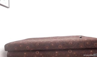 Shameless teen brunette honey Athena is really skilful at sucking and fucking