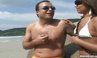 Latin brunette girlie Sara is angelic and fucks like a real pro