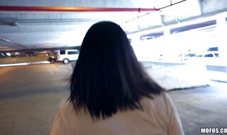 Dissolute Gianna Nicole shakes her big butt while riding a chopper