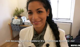 Racy girlie Nancy is eager to get her starving love tunnel bonked