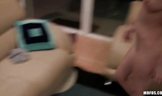 Cheerful barely legal Cherry Torn gets picked up and fucked by attractive pussy tester