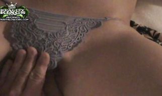 Goluptious brunette Meagan sits her ass on lad's pecker