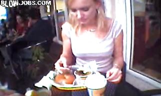 Playsome girlie Shelly is being picked up and fucked hard by man who needed sex