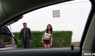 Angelic first timer Mia Hurley is in need of giant fuck sticks