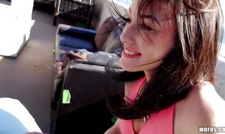 Engaging Jennifer White invited fuckmate inside and she meant it in every possible way