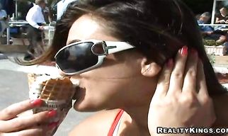 Pink putz of pretty asian honey Cece Stone is eager to be fang dipped with desire