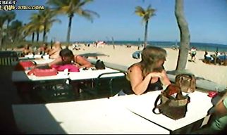 Wanton Aurora licking and sucking a big stick with passion