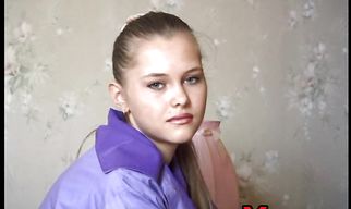 Playful minx sucks a fang and takes it hard