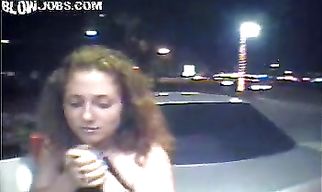 Enticing brunette beauty Rose loves sucking hard wood with passion