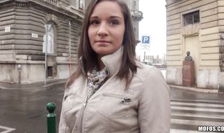 Remarkable Myrna Joy gets pounded by a lad