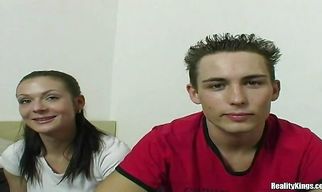 Giving head and fucking hard is what brunette Michelle can do nicely