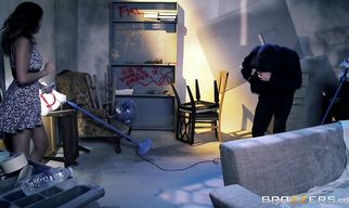 Seductive Ashley Adams with massive natural tits getting what she asked for