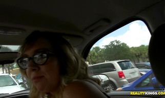 Breathtaking blonde floozy Chase bends over to be banged with passion