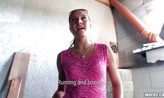 Prodigious beauty Agata got fucked while standing and then she sucked lover's hard meat rocket