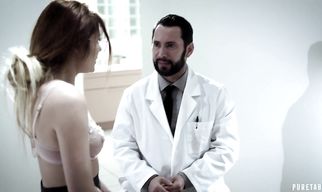 Wicked brunette teen Adria Rae sucks and fucks