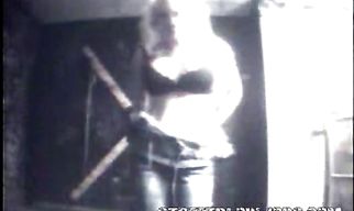 Naked blonde bimbo Lisa with juice cuch receives a big fuck stick