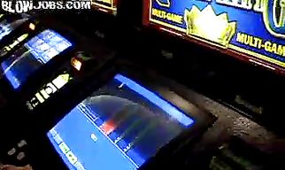 Striking blonde honey Aroana grinds on a long boner before riding it