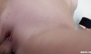 Strong bf gladly licks aphrodisiac gal Sierra Miller's twat before drilling it hard