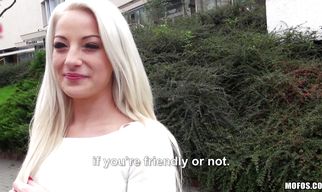 Divine Anastasia Blonde is eager to strip and give head