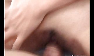 Nice redhead Nadia gives head and gets it hard in doggystyle