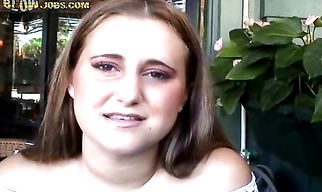 Vigorous brunette honey Trista's perfect tits bounce around as she jumps rope