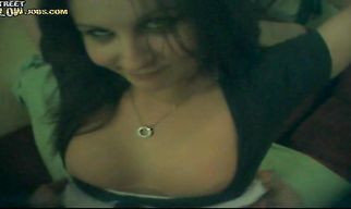 Sinful sweetie Sandi strokes a meat member with her lubed feet