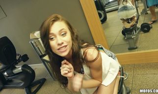 Aroused sausage-riding session with a damsel Anya Olsen