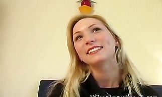 Prodigious Kitty rubs her snatch