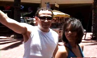 Beguiling latin girl Maria getting her soaking wet putz fucked dearly with passion