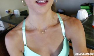 Stuffing the cock deep in gorgeous sweetie Ally Tate wet pussy pie